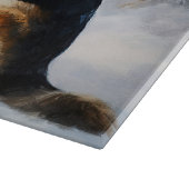 German Shepherd Let It Snow Weihnachten Schneidebrett (Ecke)