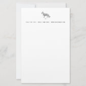 German Shepherd Letterhead Briefpapier (Vorderseite)