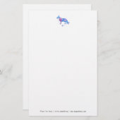 German Shepherd Letterhead Briefpapier (Vorne/Hinten)