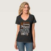 German Shepherd love dog quote T-Shirt (Vorderseite Vollansicht)