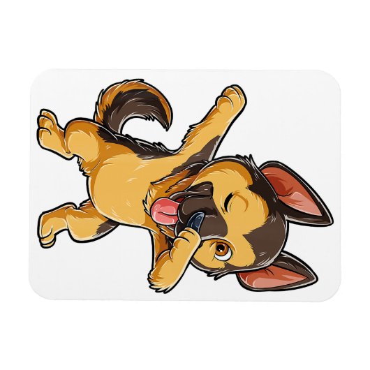 German Shepherd Lover Kühlschrank Magnet (Horizontal)