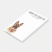 German Shepherd Lover Post-it Klebezettel (angewinkelt)