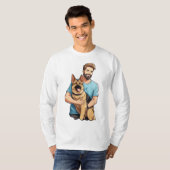 German Shepherd Lover Sweatshirt T-Shirt (Vorne ganz)