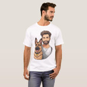 German Shepherd Lover T Shirt (Vorne ganz)