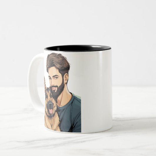 German Shepherd Lover Tasse (Vorderseite Links)
