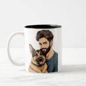 German Shepherd Lover Tasse (Links)