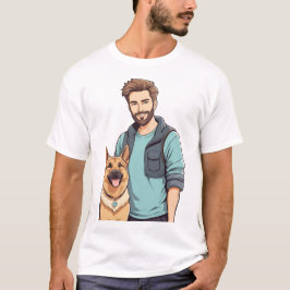 German Shepherd Lover Trendy T - Shirt