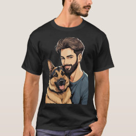 German Shepherd Lover Trendy T - Shirt