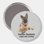 German Shepherd Magnet (Vorderseite/Rückseite)