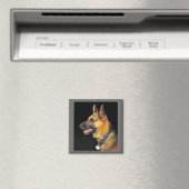German Shepherd Magnet (In Situ (Geschirrspüler))