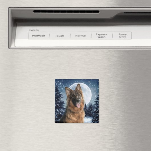 German Shepherd Magnet (In Situ (Geschirrspüler))