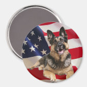 German Shepherd Magnet (Vorderseite/Rückseite)
