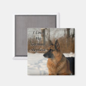 German Shepherd Magnet (Vorderseite/Rückseite)