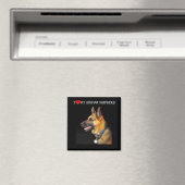 German Shepherd Magnet (In Situ (Geschirrspüler))
