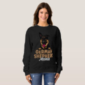 German Shepherd Mama Black and Tan German Shepherd Sweatshirt (Vorne ganz)