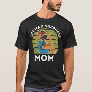 German Shepherd Mama Funny German Shepherd T-Shirt