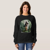 German Shepherd Mama Plant  Dog Sweatshirt (Vorne ganz)