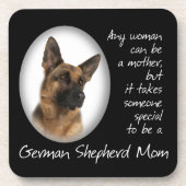 German Shepherd Mama Untersetzer (Vorderseite)
