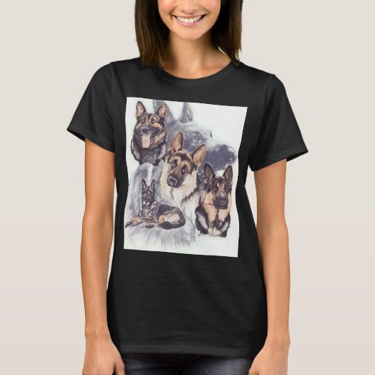 German Shepherd Medley T-Shirt (Vorderseite)