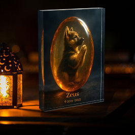 German Shepherd Memorial  Fotoblock