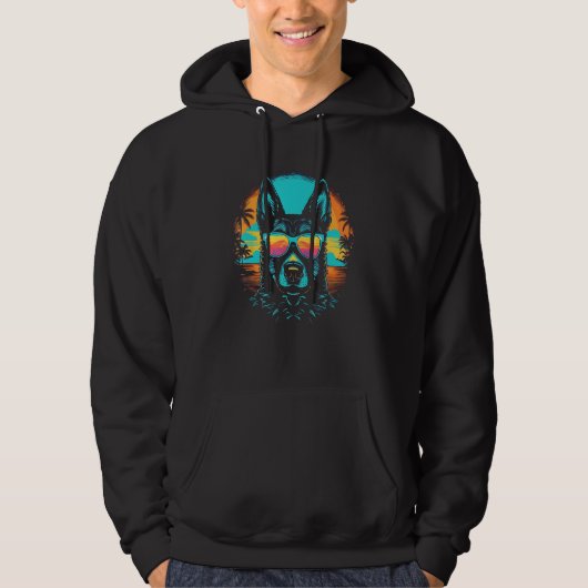 German Shepherd Men Women Kids Hoodie (Vorderseite)