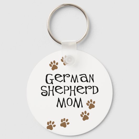 German Shepherd Mom Schlüsselanhänger (Vorderseite)