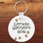 German Shepherd Mom Schlüsselanhänger (Vorderseite)