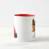 German Shepherd Mom Tattoo Tasse (Zentrum)