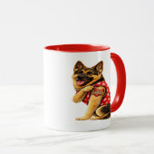 German Shepherd Mom Tattoo Tasse (VorderseiteRechts)