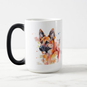 German Shepherd Motivierend Verwandlungstasse
