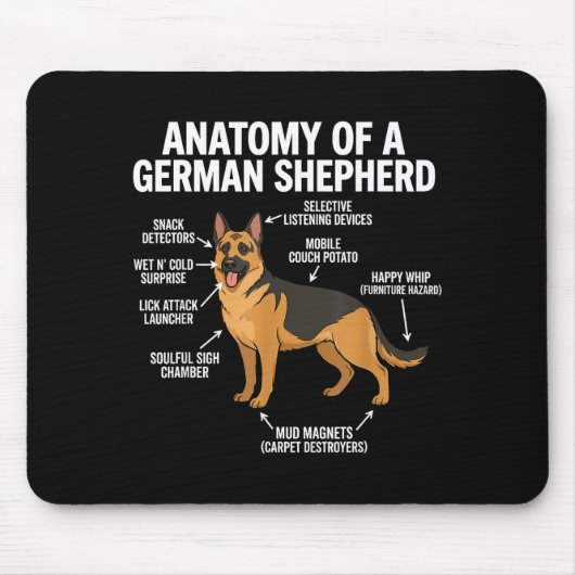 German Shepherd Mousepad (Vorne)