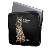 German Shepherd Mummy Halloween Dog Laptopschutzhülle (Vorderseite Links)