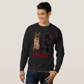 German Shepherd My Dog Is My Valentine Sweatshirt (Vorne ganz)