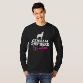 German Shepherd Oma Funny Dog T-Shirt (Vorne ganz)