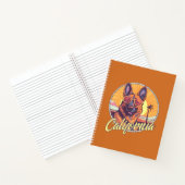 German Shepherd on the Beach Notizblock (Innenseite)