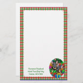 German Shepherd Open Geschenke Weihnachten Briefpapier (Vorne/Hinten)