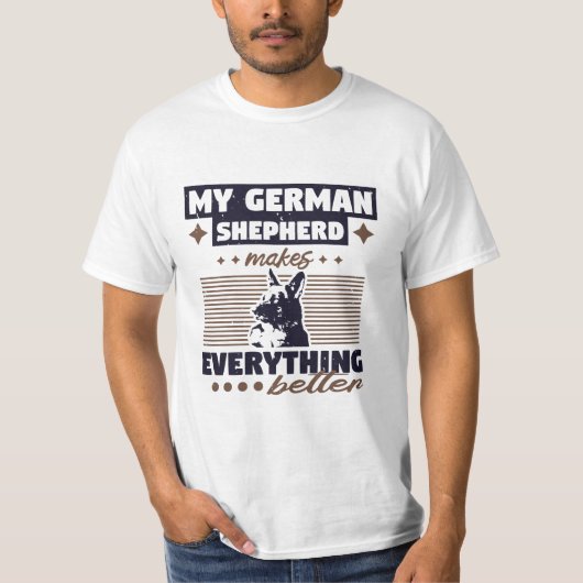German Shepherd Owner Gift T-Shirt (Vorderseite)