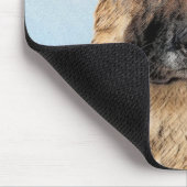 German Shepherd Painting - Cute Original Dog Art Mousepad (Ecke)