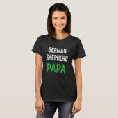 German Shepherd Papa T-Shirt (Vorne ganz)