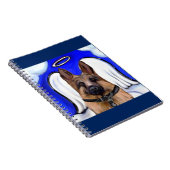 German Shepherd Patrol Dog Notizblock (Rechte Seite)