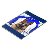 German Shepherd Patrol Dog Notizblock (Linke Seite)
