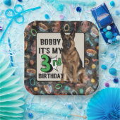 German Shepherd Personalisiertes Party Pappteller (Party)