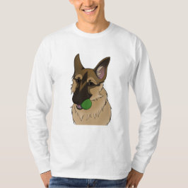 German Shepherd Play Time with Ball T-Shirt