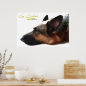 German Shepherd Poster (Küche)
