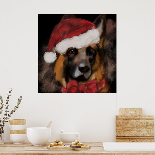 GERMAN SHEPHERD  POSTER (Küche)