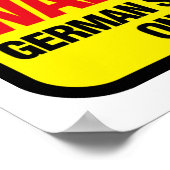 German Shepherd Poster (Ecke)