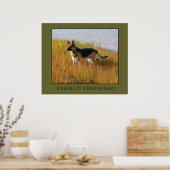 German Shepherd Print Poster (Küche)
