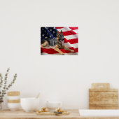 German Shepherd Print Poster (Küche)