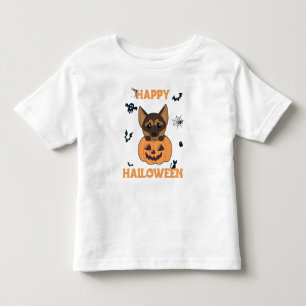 German Shepherd Pumpkin Hunde Happy Halloween Kleinkind T-shirt