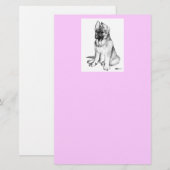 German Shepherd Puppy Briefpapier (Vorne/Hinten)